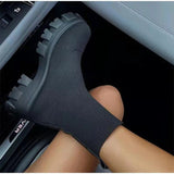 Large-Size Women's Shoes Flying Sports Short Boots 2025 Autumn And Winter Women's Boots Large Size Pedal