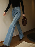 Jeans Women 2025 Spring And Autumn New Retro Temperament Fashion Comfortable Slim Slim Waist