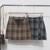 Large Number Of Hairy Skirt Women Autumn And Winter Tlings Irregular High-Waisted A Short Skirt
