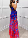 Women's New Party Mesh Yarn Tset Dress INS Casual Fashion Print