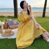 Zingj Embroidered One-Out Collar, Off-The-Shoulder Holiday