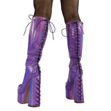 Gothic Mirror Illusion Water Station Coarse And Size Size 44 Boots