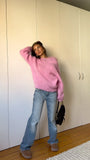 Lazy Wind Wool Sweater Woman 2025 Dress Bag Loose Knitted Shirt Long-Sleeved