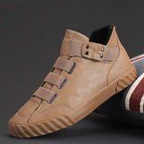 Men's Shoes Autumn Men's Leather Shoes Trend Martin Boots Casually Help A Foot Pedal Winter Warm Cotton