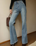Jeans Women 2025 Spring And Autumn New Retro Temperament Fashion Comfortable Slim Slim Waist