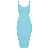 Sexy Low-Chest Bag Hips Waistless Sleeve-Free Hot Party Dress Stylish Hot Party