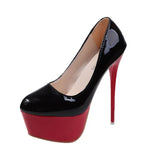 Autumn New High Heel Single Shoes Women's Color Fine Heel Sexy Single Shoes Waterproof Table Ultra-High Heel Nightclub Women's Shoes