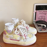 Star Plate Shoes Women 2025 Autumn New Korean Version Of The Flat-Soled Casual Shoes In The Trend Of The Students Single