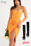 V Neck Satin Dress Sexy Casual Women's Dresses 2023new Arrivals Rose Party Dresses Celebrity Club Night Party Night