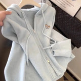 Design Sweater Coat Wearing Pure Autumn And Winter Korean 2025 Simple Knitted Bottom Shirt Temperament