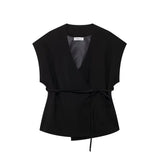 New Blended Double Tard Vest 8056586 Folding Trousers