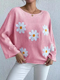 Embroidered Flower Women's Clothing 2025 New Loose One-Word Shoulder Jacket