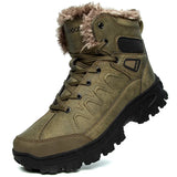 Leisure Sports Men's Outdoor Cotton Shoes Fashion Snow Boots Outdoor Hiking Shoes Cotton Shoes Men's
