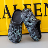 Men's New Summer Wear Sports Driving Two Holes To The Foot Feel Anti-Slip Beach