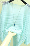 and Summer New Ice Silk Knitted Vest Tops White Shirt Hollow Out Bottoming Streetwear Fashion Womens Thin Clothing