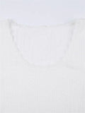 long sleeve knit top with lace