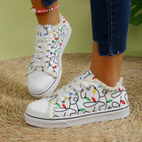 Large-Size Low-Top With Canvas Shoes Women's Flat-Soled Round Head Casual Single-Shoe Student