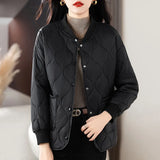 Winter New Small Cotton Jacket Large Size Women's Fat Mm Plus Thick Short Down Cotton