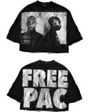 Cool Boy New English Before And After Printing 毛棉 Five-Sleeved T-Shirt Round Collar