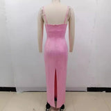 Explosion Famous Wind Dress Elegant Sling Slings Tud Dress French High