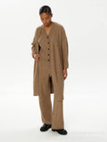 2025 New Hot Knitted Three-Piece Set Of Women's OL Style Sweater Cardigan +