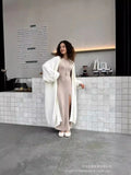 2025 New Long Imitation Sting Cardigan Women Hot Selling Lazy Wind Knitted Sweater With