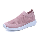 Size Women's Shoes Small White Shoes Women's Mesh Breathable Sports Shoes Summer Running Socks Shoes 46