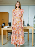 Fashion Fresh Sweet Style Dress 2025 New Collar Laceless Design Embroidery Dress Dress