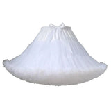 Lolita Petticoats Cosplay Bridal Crinoline Lady Girls Underskirt For Party White Black Ballet Dance Skirt