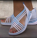 Fish Mouth Roman Women's Sandals 2025 New Low-Bang Slope And