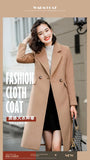 And Winter New Japanese And Korean Explosion Single Thick Hairs This Female Coat Wish Multi-Colored And Long