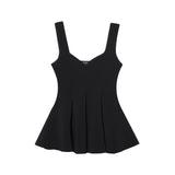 Women's Explosive Short Skirt-Style Helid Top + Flare-Dants