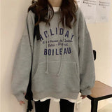 Zingj Hoodie Female Autumn Ins Super Fire Autumn 2024 New Thin Loose Korean Version Tide Cec With Hoodie Net Red