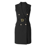 Spring And Autumn New Professional Suit Suit Dress Long-Sleeved Korean Temperament Slim Slimming Small Suit Jacket Female