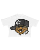 Original Sufu Ancient Animation Head Printed Graphics T-Shirt Y2k Blouse Street Oversized T-Shirt Gothic Animation Short Sleeves 211-0-Outfit
