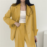 Zingj Suit Jacket Female 2024 New Spring And Autumn Korean Version Chic Small Suit Suit Lady Design Sense