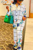 Piece Women Set Summer Autumn Long Sleeve Shirt Blouse Top And Pants Suits Outfits Fashion Office Lady Matching Sets