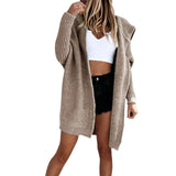 Cardigan Women's Sweater In Front Of The Knitted Coat Long-Sleeved Commute