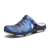 Men's Summer 2025 New External Wear Casual Cool Drag Men's Baotou Hole Beach Shoes Dual-Use Cool