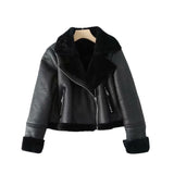 Spring And Autumn New Women's Street Fashion Leisure Short Fur Coat