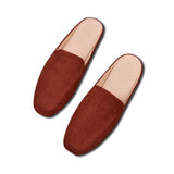 And Autumn Flat Bottom Slippers Women's Muller Shoes Half-Dragging Lazy People Wearing Heel Single Shoes Size