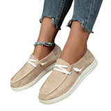 Flat Bottom Large Low Help Canvas Shoes Women A Foot Lazy Breathable Single