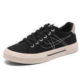 The Autumn Of 2025, The New Men's Shoes Fashion Niche Casual Men's Canvas Shoes With Low-Bottoms On The Flat Bottoms Of Men's