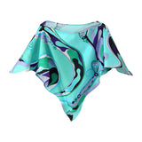 New Holiday Shawl Blouse Print Bra High-Waisted Half-Skirt