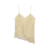 Women's ZA Irregular Lace Side Pure Lusty