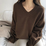Dark Academia Oversized Sweater-Outfit