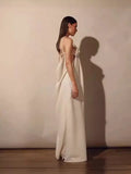Women's Fashion V-Necked Sling Dress 2025 New Summer Loose Sleeveless Straight Temperament Holiday