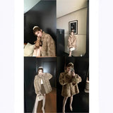 New Small Volcano Nunu Girl Set To Dye The Tip Of The Environmental Protection Fur Coat Women Winter Warm Hair Coat