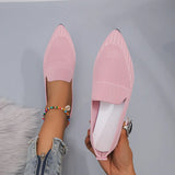 Summer New Large-Size Tip Flat-Soled Single Shoes Women's Shallow Sports Style Casual