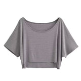 Zingj Trend Women's Wear Summer New Round-Neck Half-Sleeved T-Shirt Style Short Navel